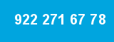 922 271 67 78 922 271 67 78